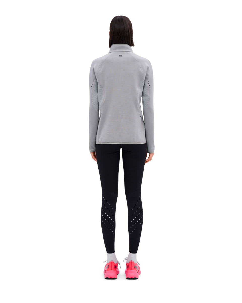 CEP Core Run Thermal Zip Long Sleeve Women's Grey product image