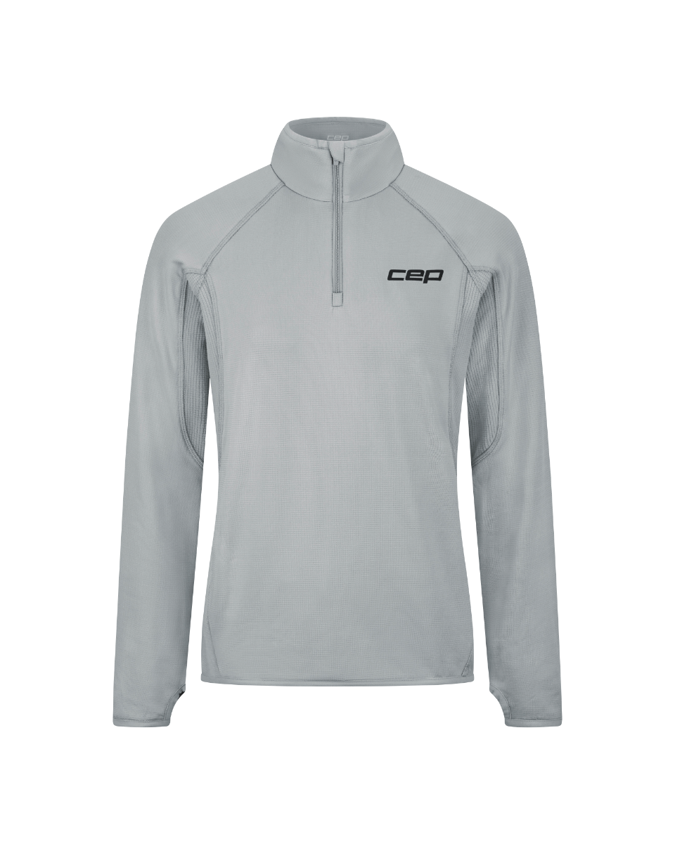 CEP Core Run Thermal Zip Long Sleeve Women's Grey product image