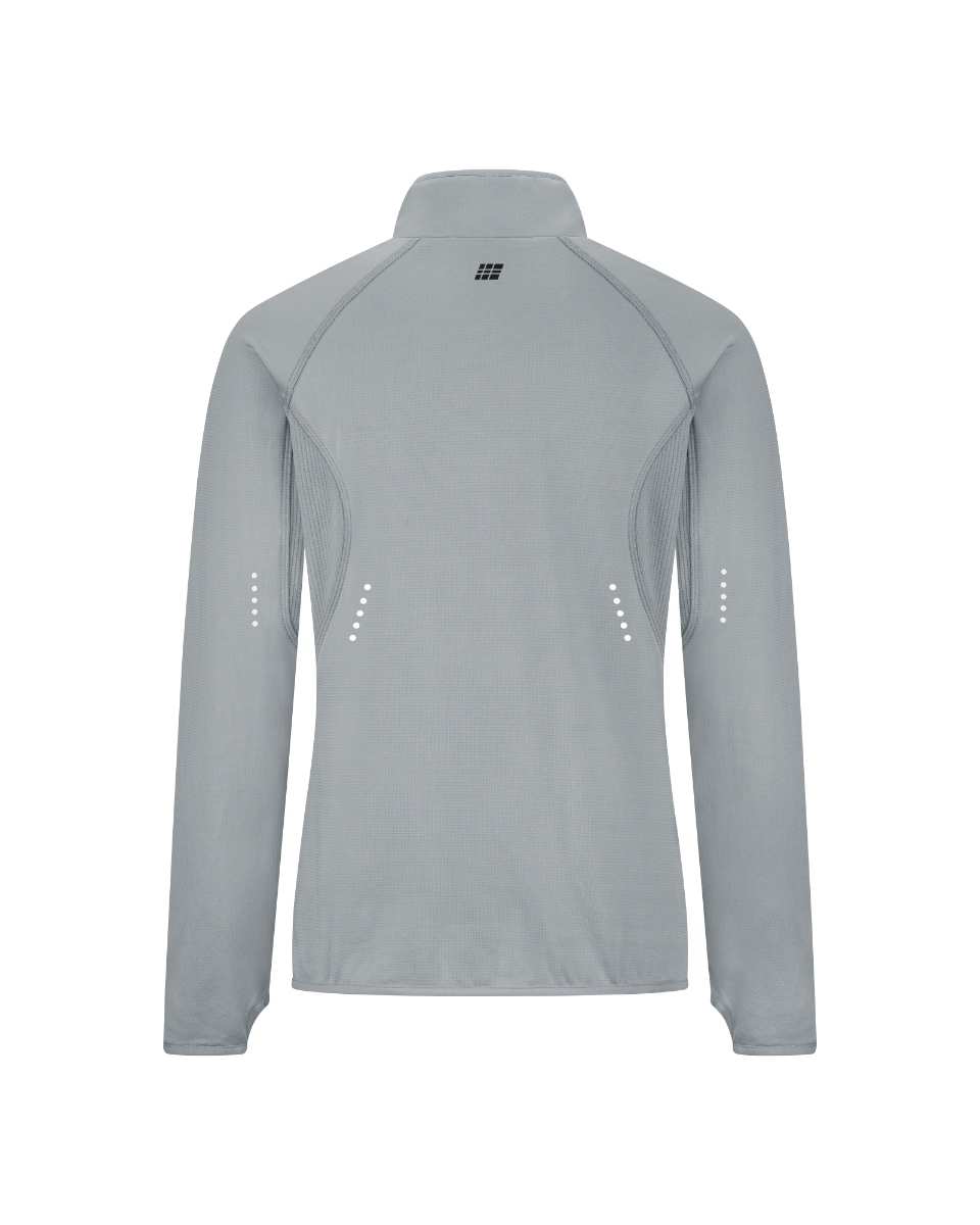 CEP Core Run Thermal Zip Long Sleeve Women's Grey product image