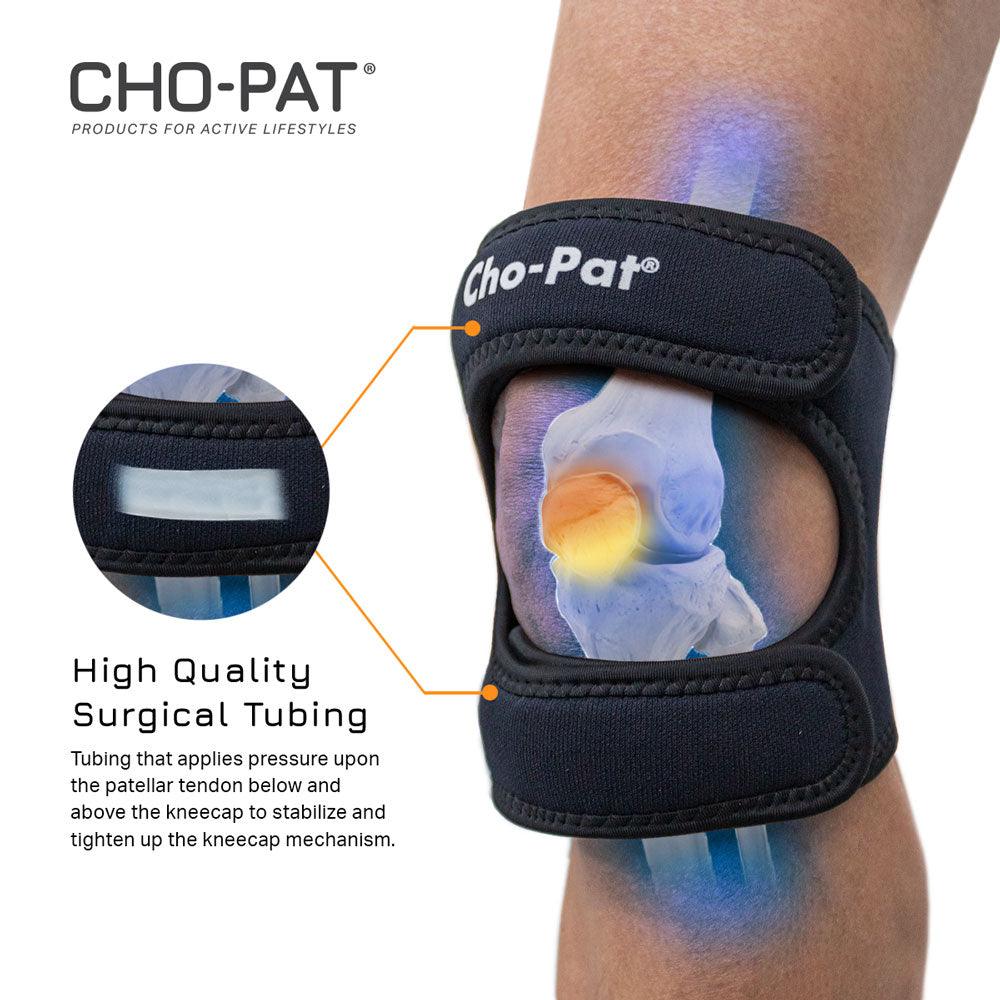 Cho-Pat Dual Action Knee Strap. Black