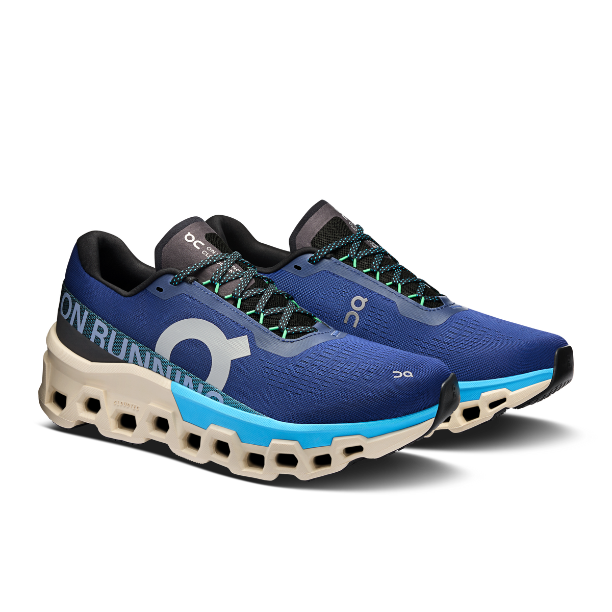 Men's On Cloudmonster 2 Tempest/Horizon – official On 4K angled pair