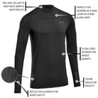 CEP Cold Weather Long Sleeve Shirt, v2 Men's Black product image