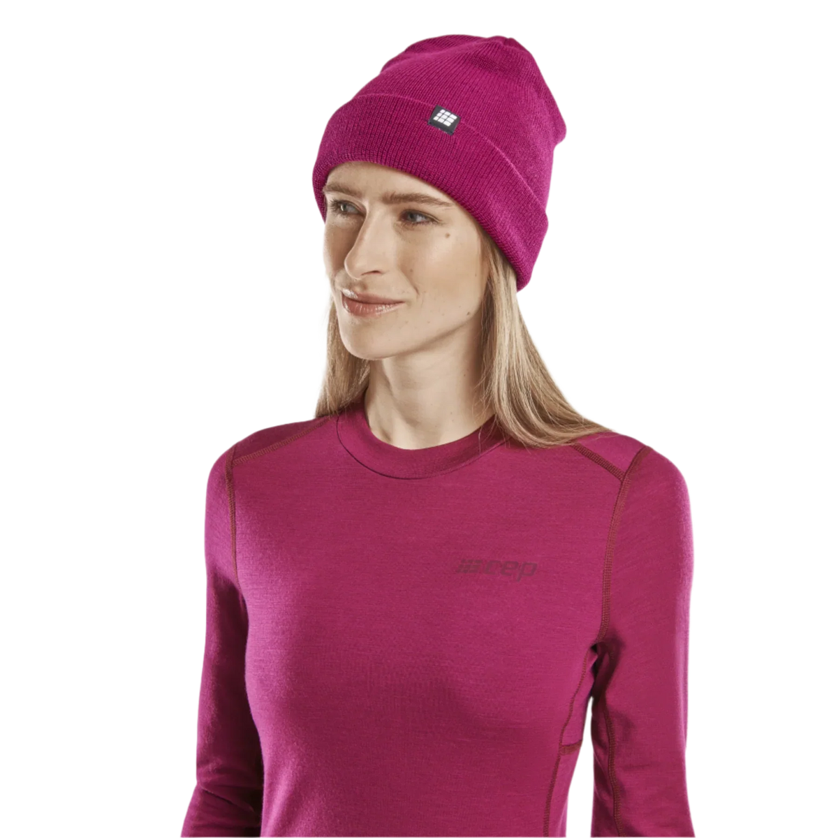 CEP Cold Weather Merino Beanie Pink/Lilac