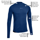 CEP Cold Weather Merino Long Sleeve Men's Blue