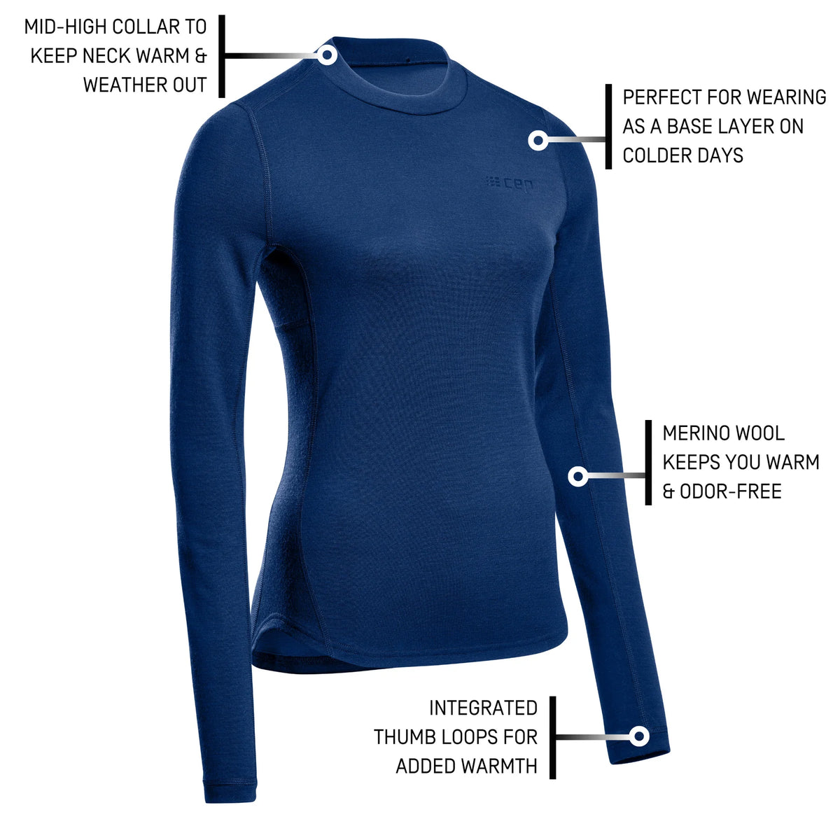 CEP Cold Weather Merino Long Sleeve Women's product image
