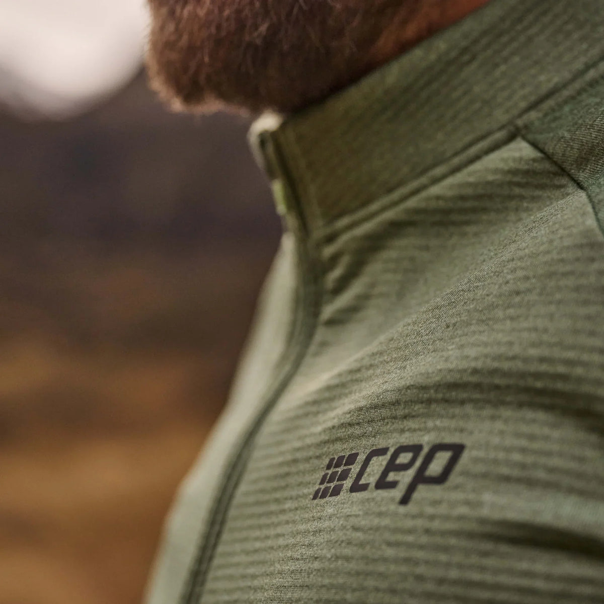 CEP Men's Cold Weather Quarter Zip Black