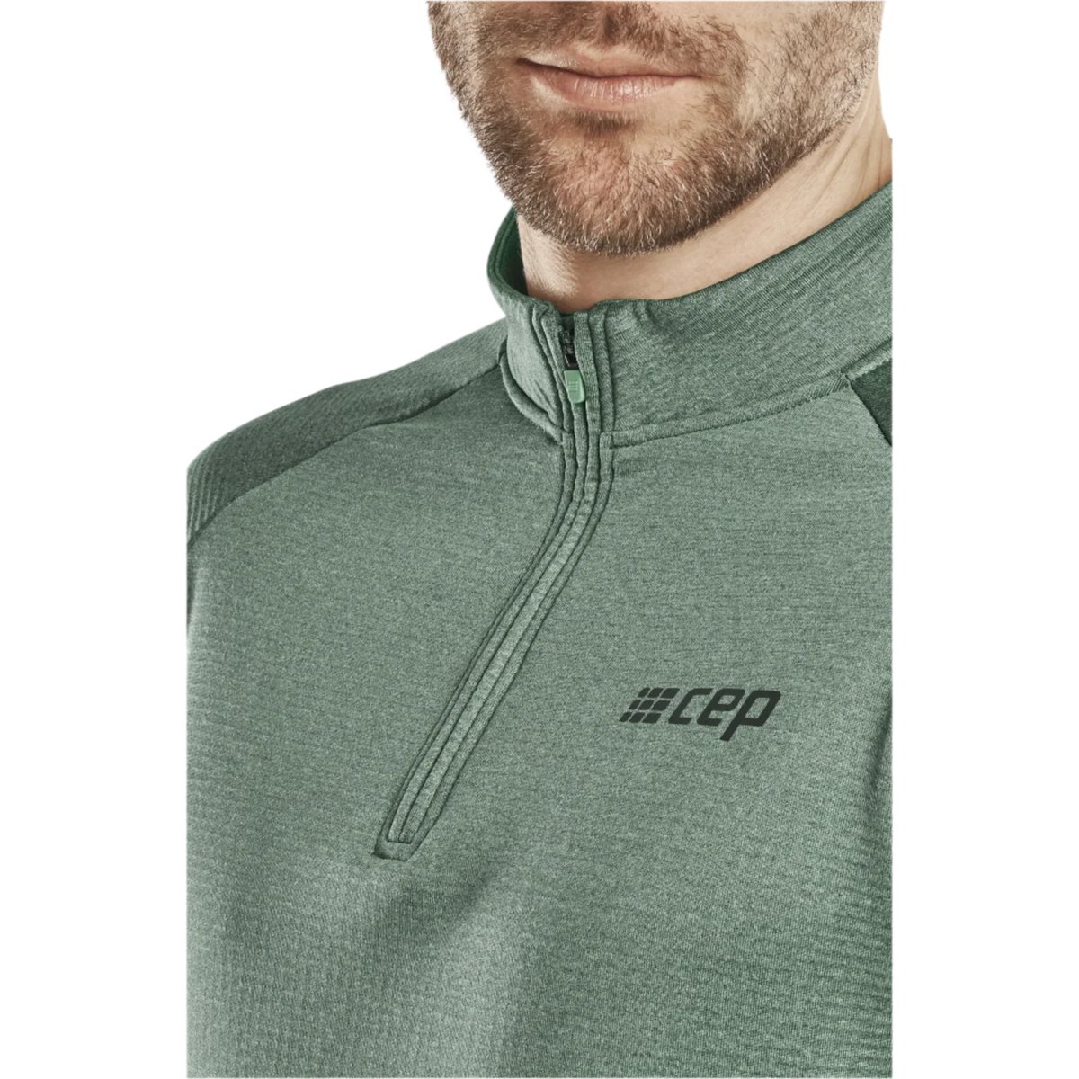 CEP Men's Cold Weather Quarter Zip Green