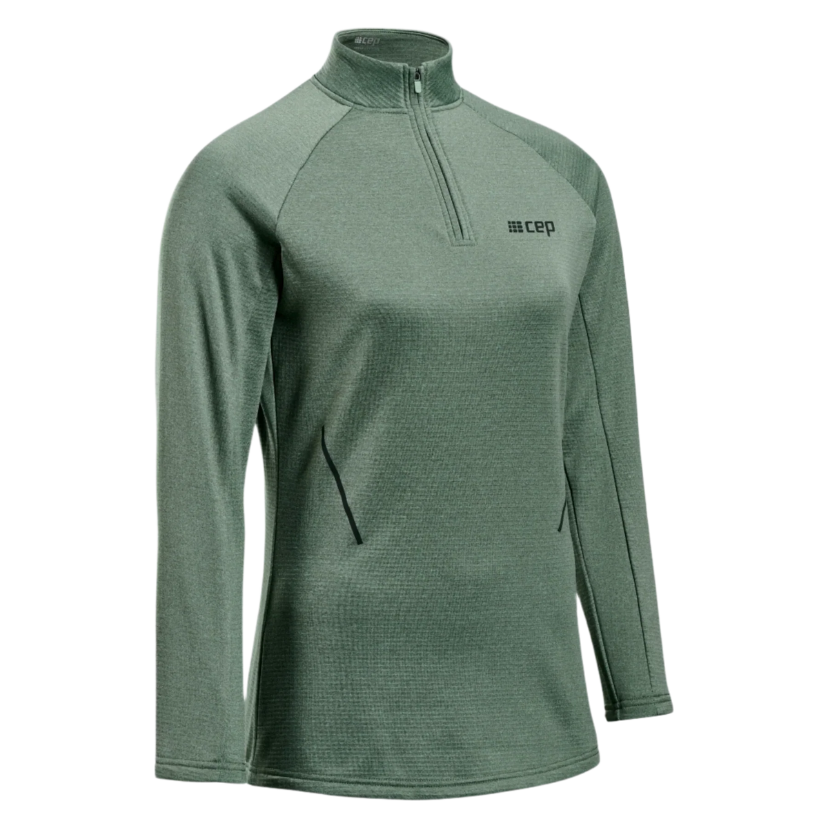 CEP Women's Cold Weather Quarter Zip Green