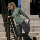 CEP Women's Cold Weather Quarter Zip Green