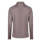 Men's CEP Cold Weather Quarter Zip Pullover. Grey. Front view.