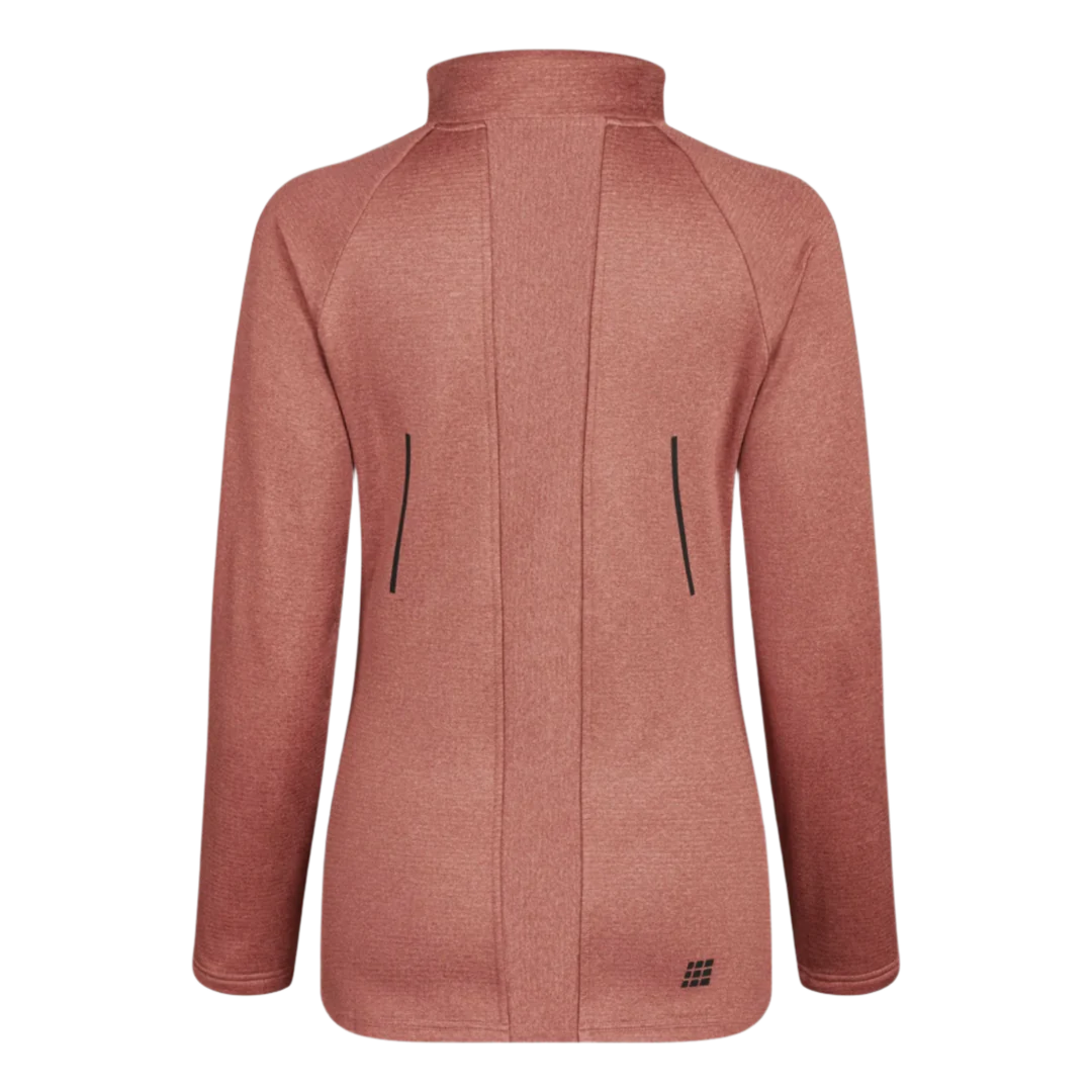 CEP Women's Cold Weather Quarter Zip Dusty Rose
