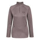 Women's CEP Cold Weather Quarter Zip. Grey. Front view.