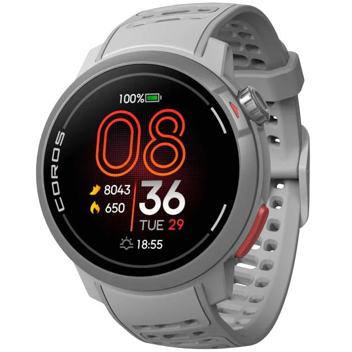 COROS PACE Pro GPS sports watch in Grey front view