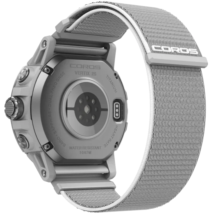 COROS VERTIX 2S GPS adventure watch in Moon rear view