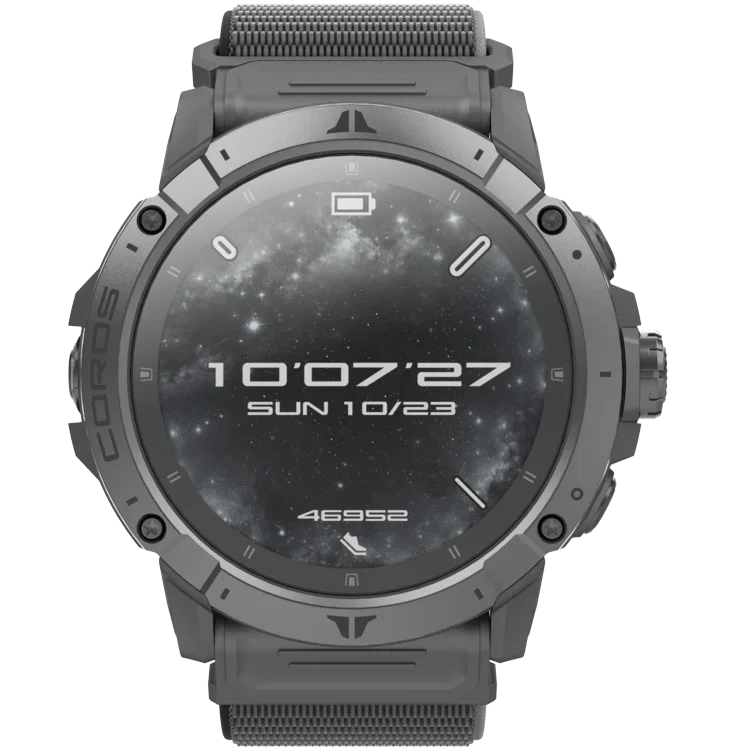 COROS VERTIX 2S GPS adventure watch in Space front view