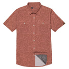 Dakota Grizzly | Rowan Short Sleeve Tech Button Down | Men's | Sunset Blaze