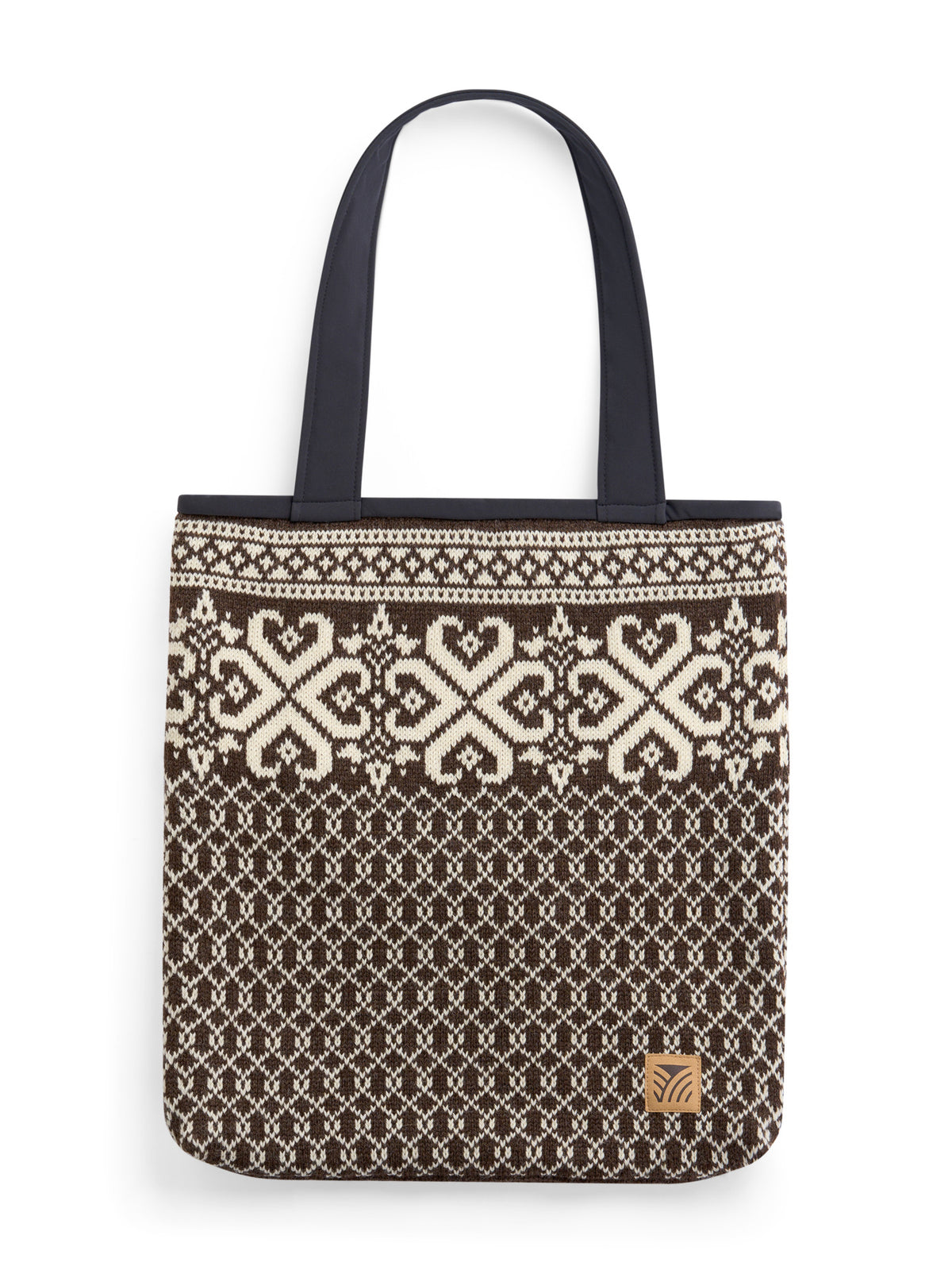 Dale of Norway Leknes Tote in Coffee/Off White