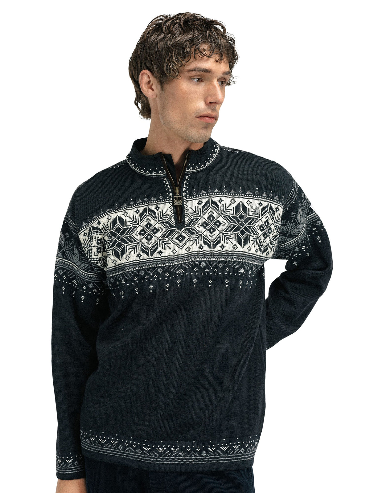 Dale of Norway Blyfjell Sweater Men's Black/Smoke/Off white
