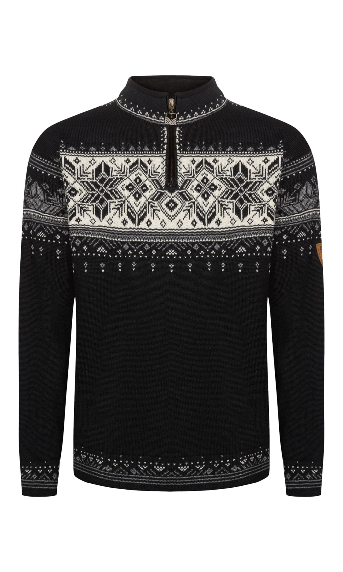 Dale of Norway Blyfjell Sweater Unisex in Black/Smoke/Off White