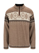 Dale of Norway Blyfjell Sweater Unisex in Mountainstone/Off White/Coffee