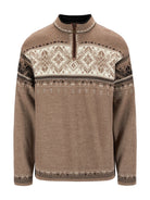 Dale of Norway Blyfjell Sweater Unisex in Mountainstone/Off White/Coffee