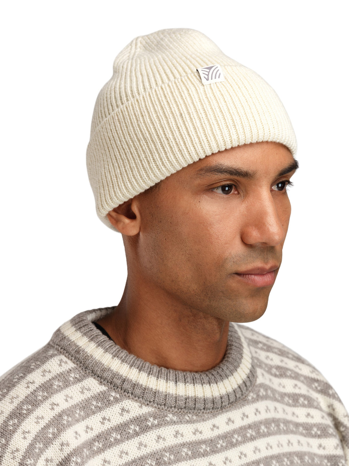 Dale of Norway Bouvet Beanie Unisex in Off White