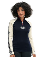 Dale of Norway Geilo Sweater Women's Navy/Off White/Raspberry