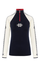 Dale of Norway Geilo Sweater Women's in Navy/Off White/Raspberry product view