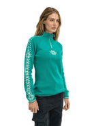 Dale of Norway Geilo Sweater Women's in Peacock/Off White product view