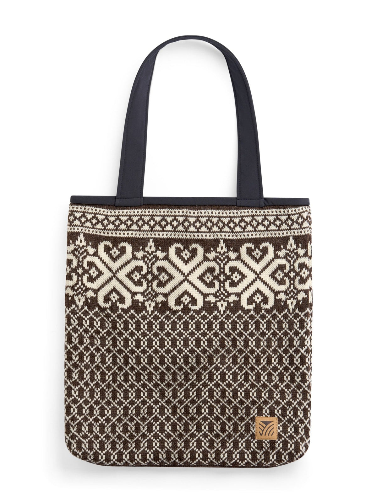 Dale of Norway Leknes Totebag in Coffee/Off White, front view