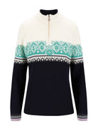 Dale of Norway Moritz Sweater Women's in Marine/Off White/Peacock product view