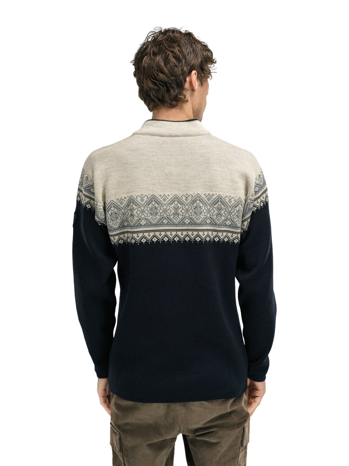 Dale of Norway Moritz Sweater Men's in Black/Sandstone product view