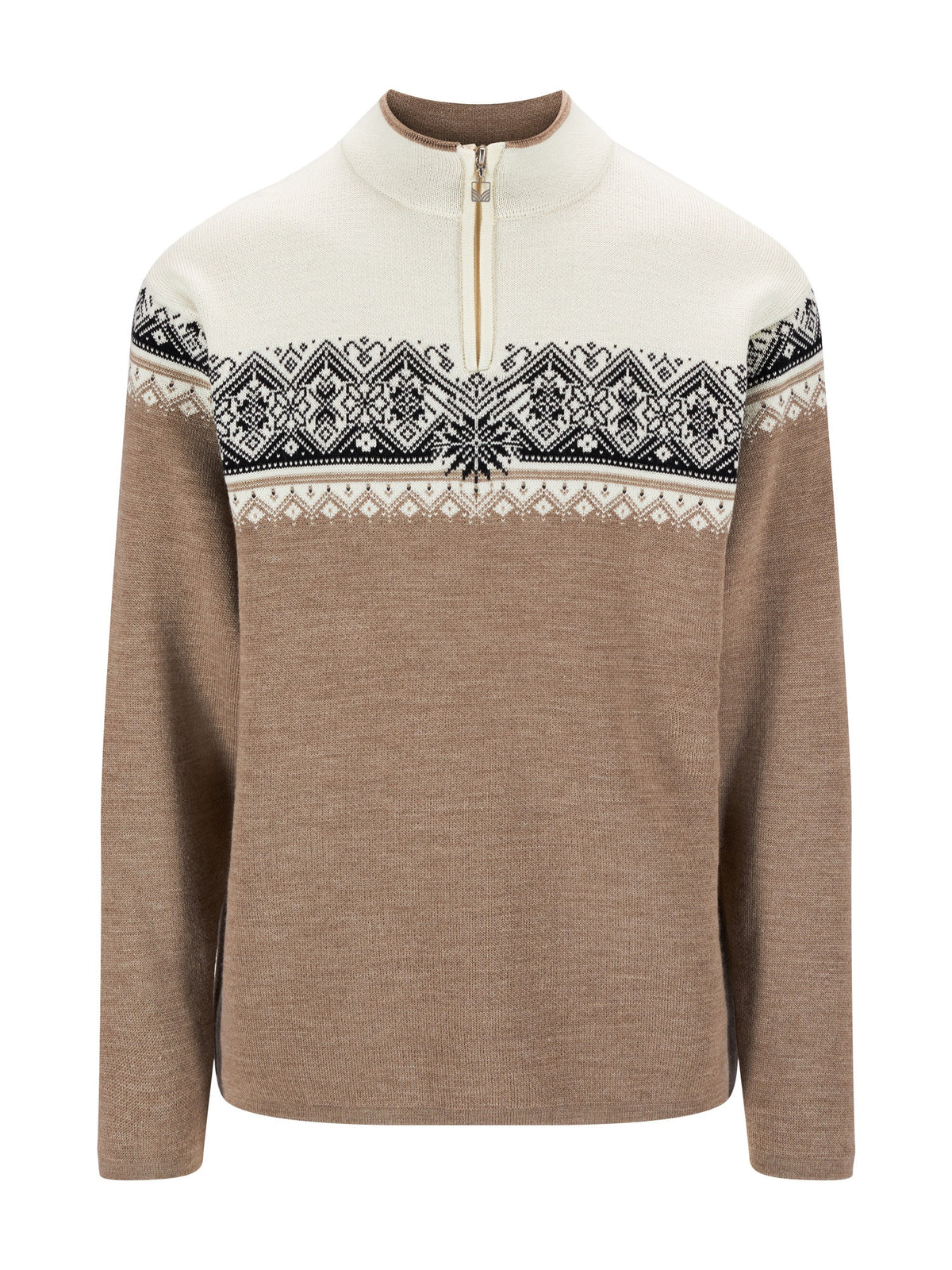 Dale of Norway Moritz Sweater Men's in Mountainstone/Off White/Black product view