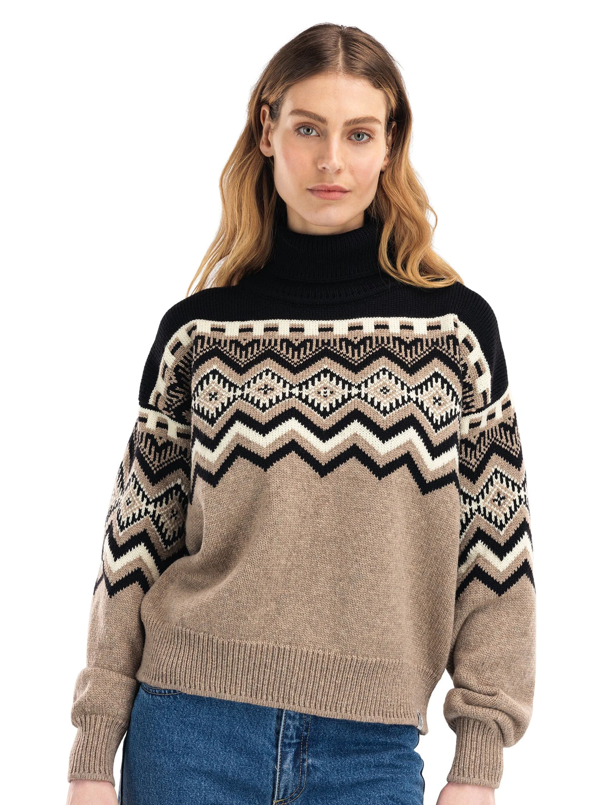 Dale of Norway Randaberg Sweater Women's Brown/Black/Off White