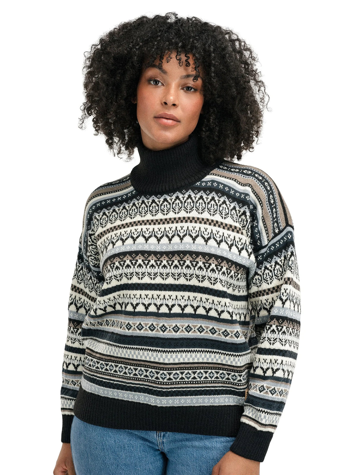Dale of Norway Utsira Sweater Women's Coffee/Off White/Dark Grey
