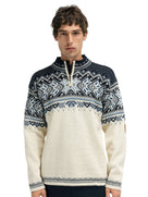 Dale Of Norway Vail Sweater Men's Off White/Navy/Blue Shadow