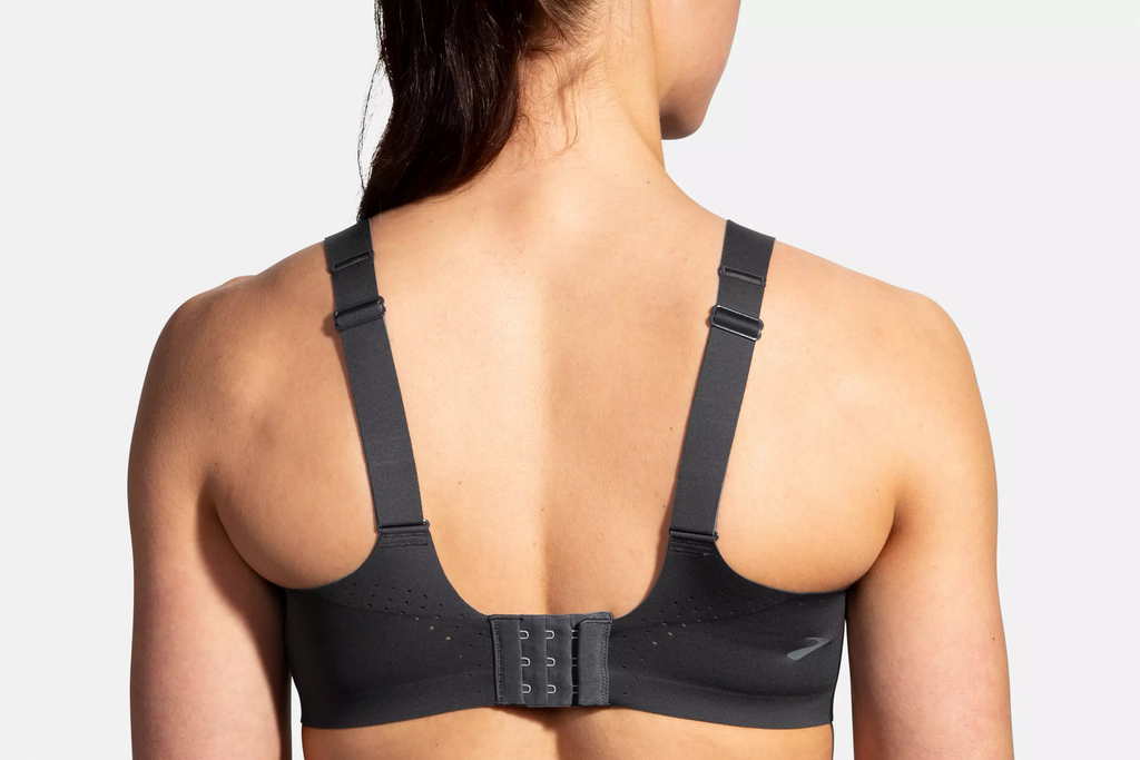 Women's Brooks Dare Scoopback. Black. Rear view.