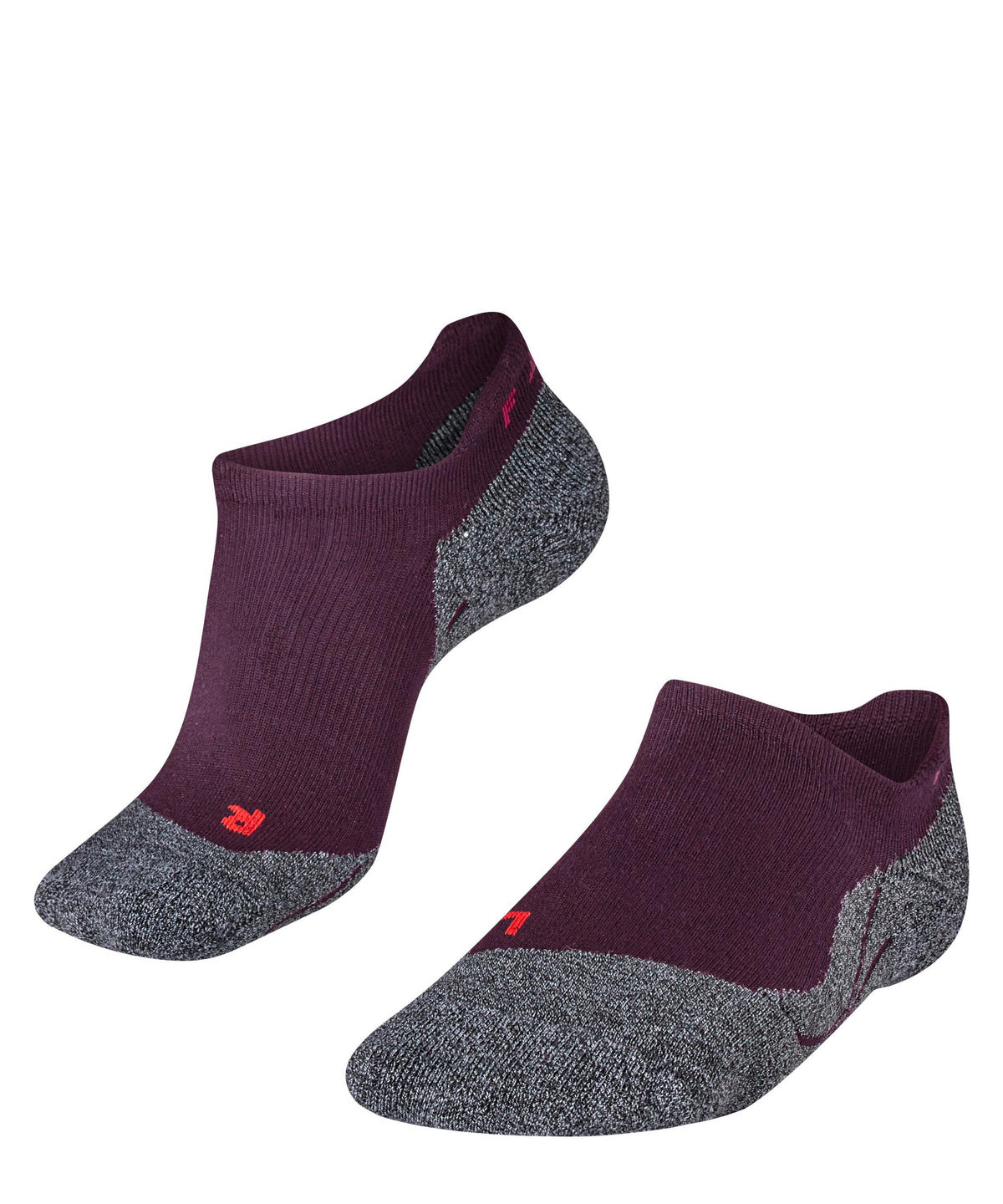 Falke RU3 women's running socks in Dark Mauve - product view 1