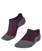 Falke RU3 women's running socks in Dark Mauve - product view 1