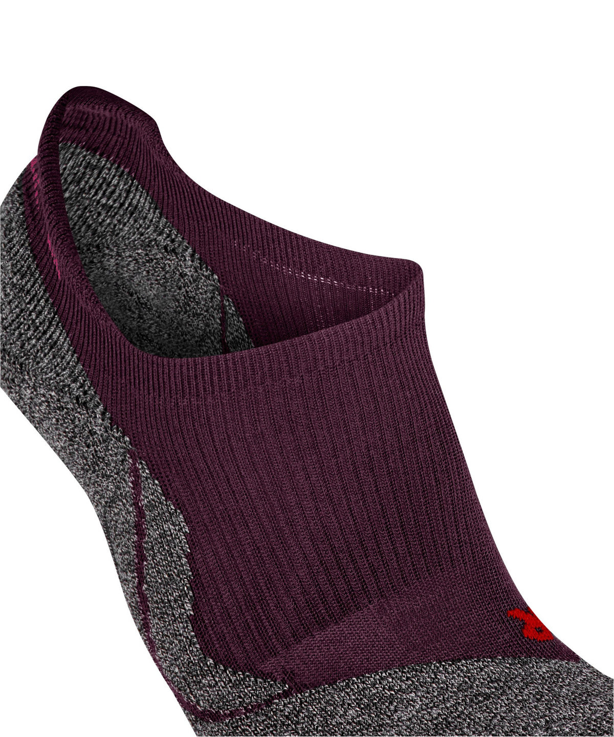 Falke RU3 women's running socks in Dark Mauve - product view 6