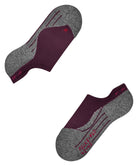 Falke RU3 women's running socks in Dark Mauve - product view 4