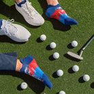 Unisex Feetures! Elite Light Cushion. NST. Red/White/Blue 