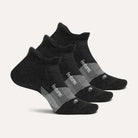 Feetures! Merino 10 Light Cushion No Show Tab Charcoal
