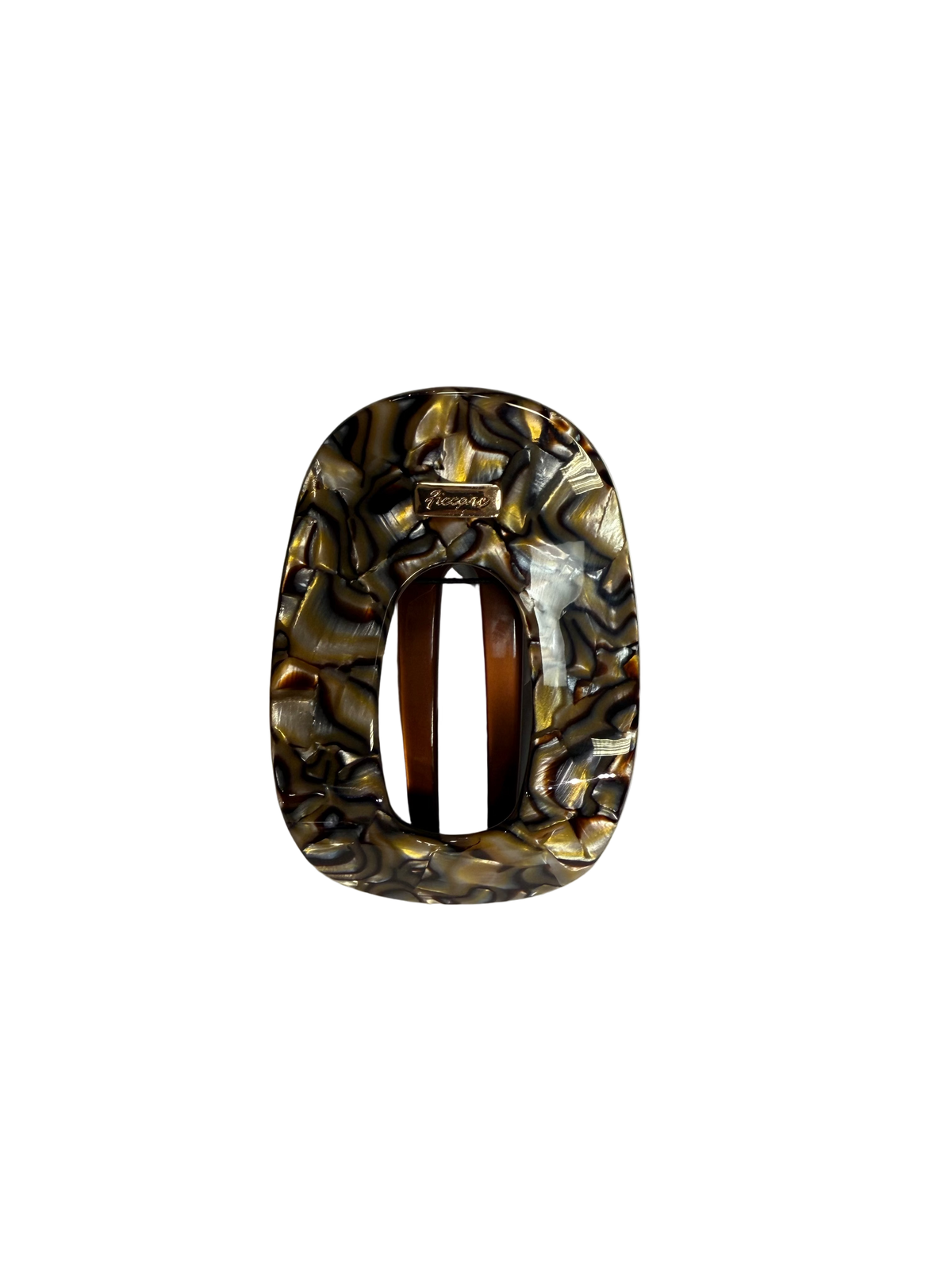 Ficcare Ohana Oval Yoga Clip in Onyx