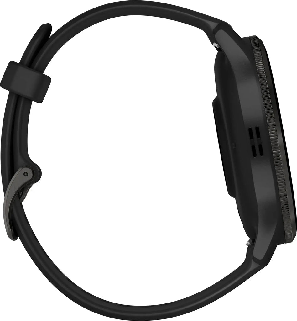 Garmin Venue 3. Black. Lateral view.