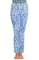 Gretchen Scott GripeLess Pull On Pant women's Blues Watteau front view