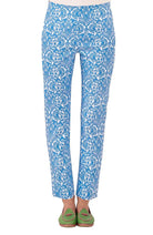 Gretchen Scott GripeLess Pull On Pant women's Blues East India front view