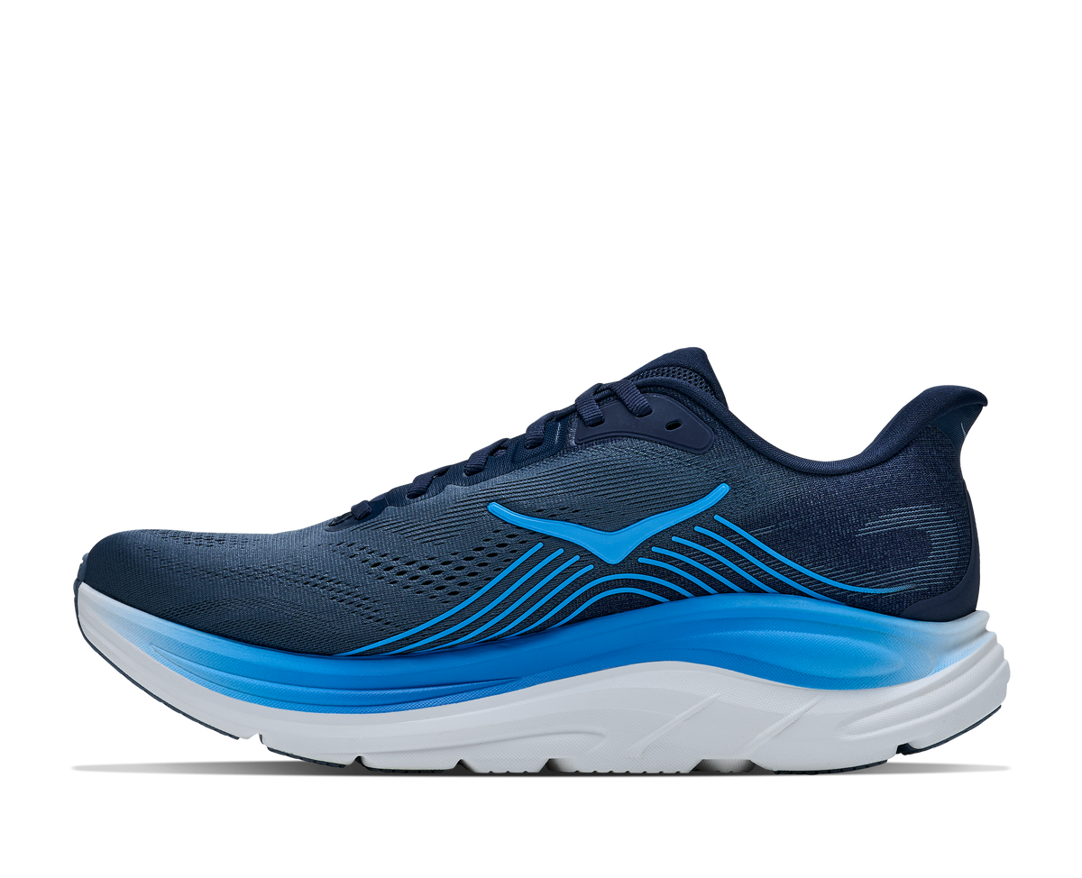 Men's HOKA Clifton 11 in Varsity Navy/Faded Navy – product view