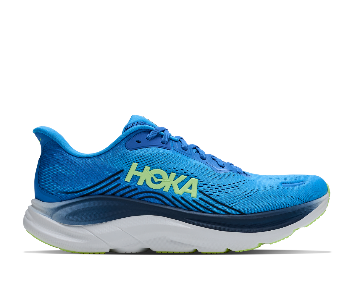 Men's HOKA Clifton 11 in Virtual Blue/Soft Cobalt – lateral view