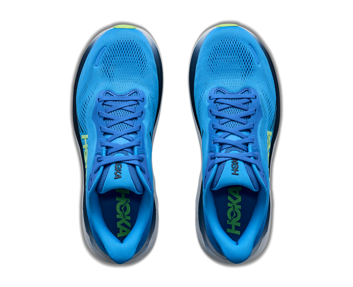 Men's HOKA Clifton 11 in Virtual Blue/Soft Cobalt – medial view